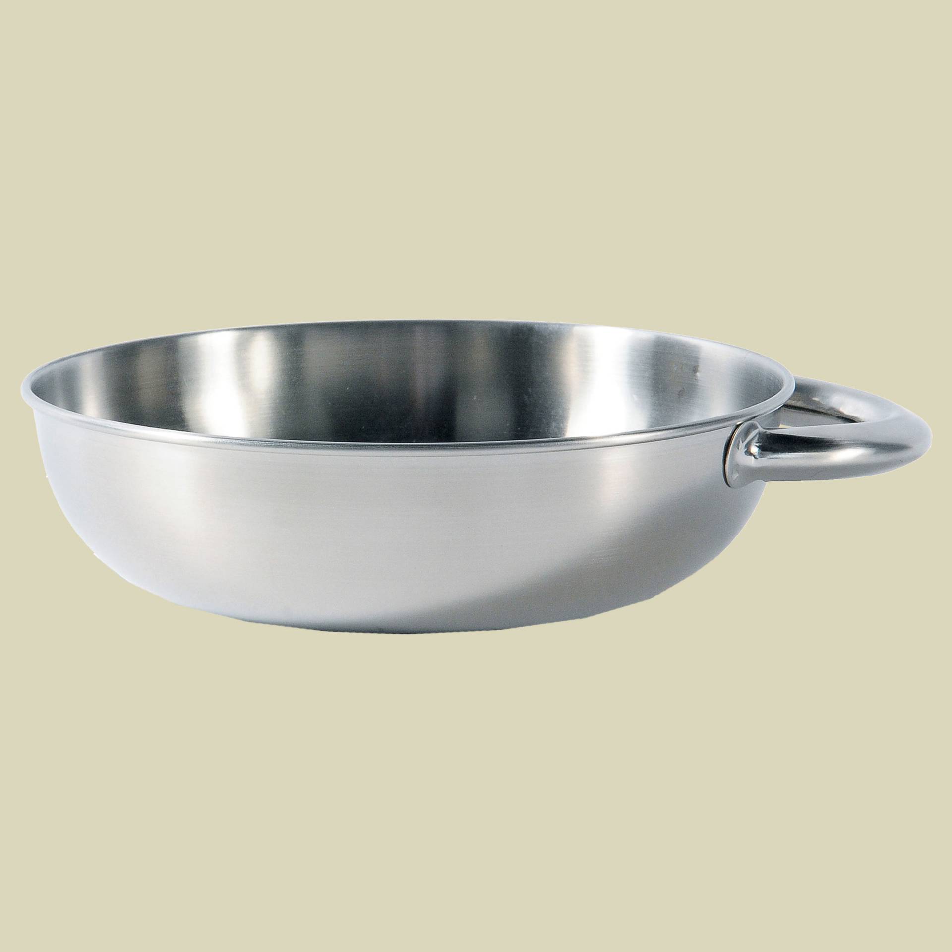 BOWL w. Grip Größe Ø 18 x 5 cm Farbe edelstahl von Tatonka