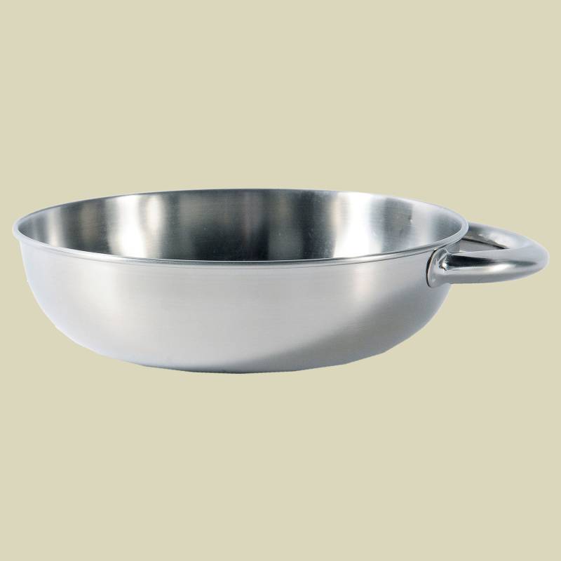 BOWL w. Grip Größe Ø 18 x 5 cm Farbe edelstahl von Tatonka