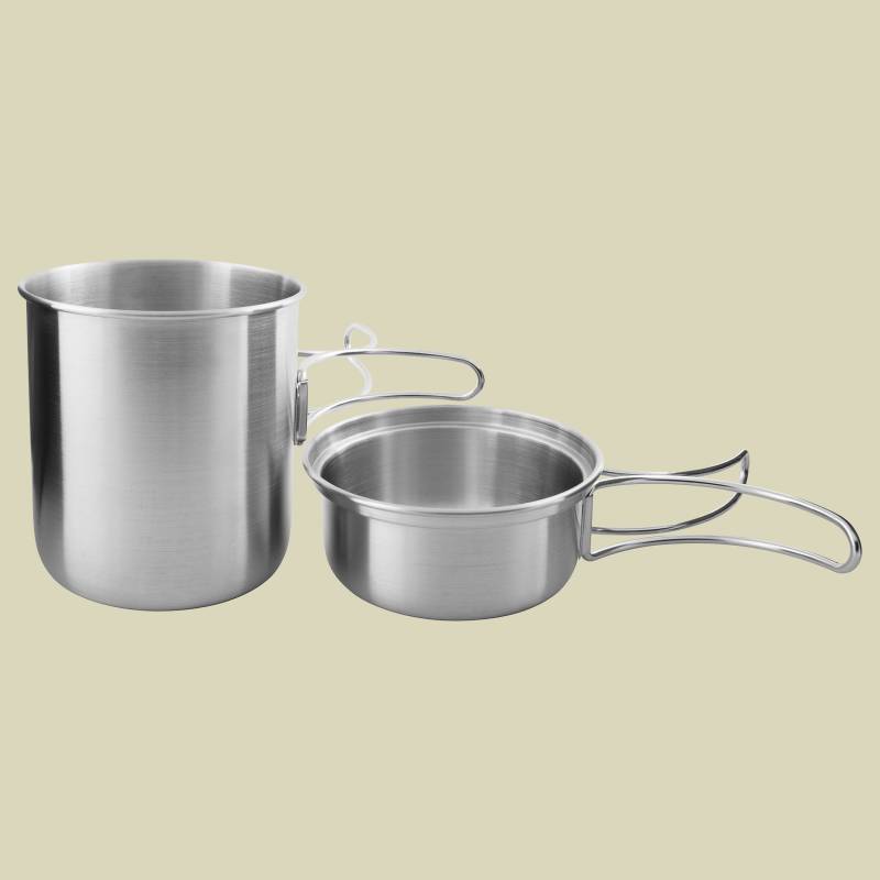 Handle Mug 600 Set Bechervolumen 600 ml Farbe edelstahl von Tatonka
