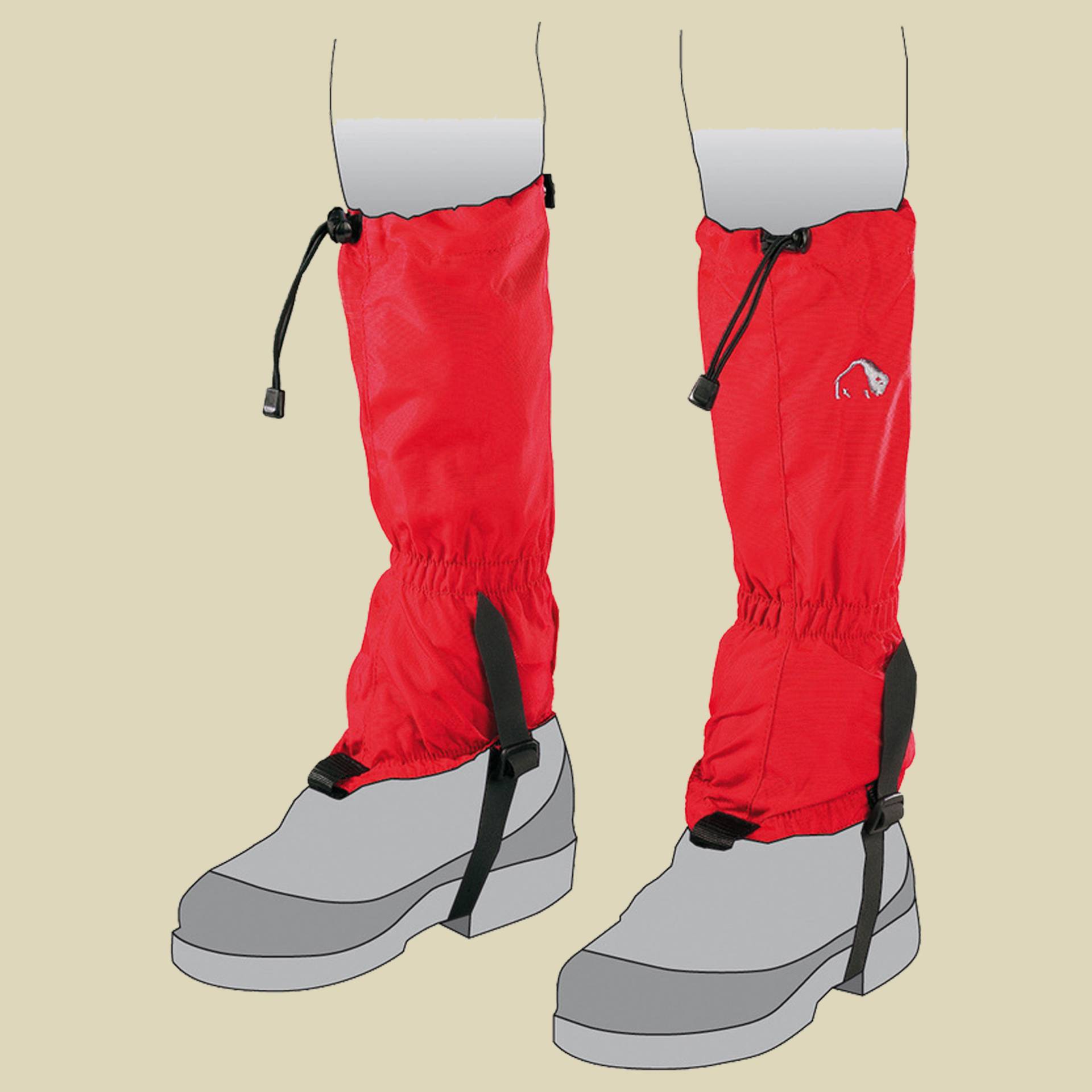 Gaiter 420HD Junior Größe one size Farbe red von Tatonka