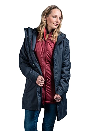 Tatonka Jonno Womens 3in1 Coat, 40/40 Damen, Grey Blue von Tatonka