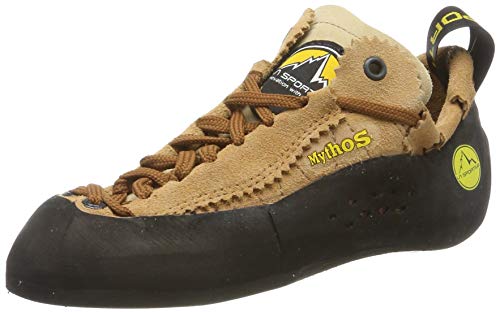 LA SPORTIVA Mythos Braun - Vielseitiger Herren Kletterschuh, Größe EU 43.5 - Farbe Terra - Earth von LA SPORTIVA