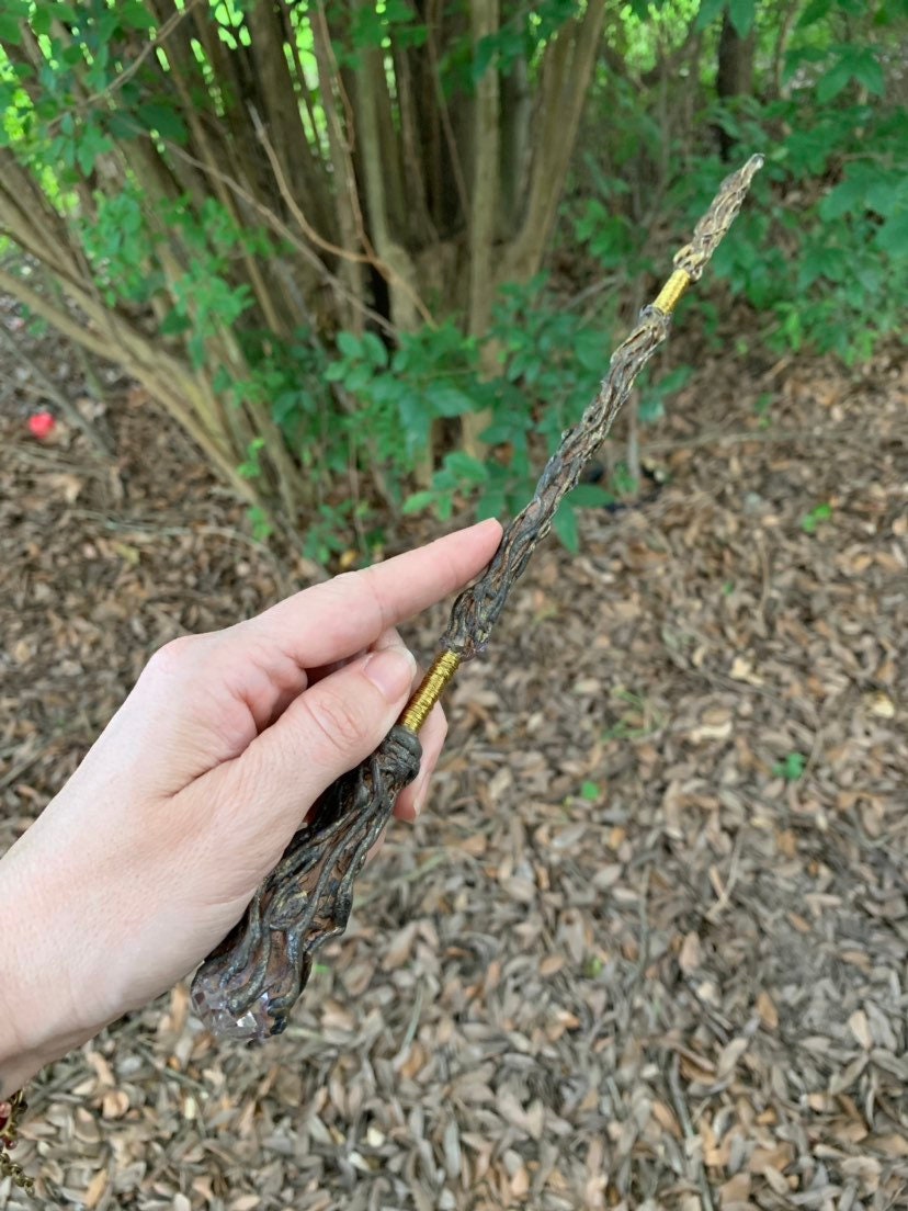 Tatverdächtige Pixie-Wand #5 Woodland von TatteredPixieCrafts