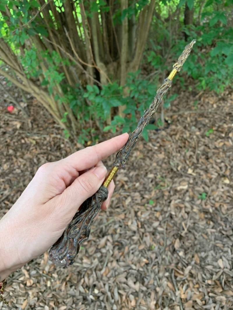 Tatverdächtige Pixie-Wand #5 Woodland von TatteredPixieCrafts