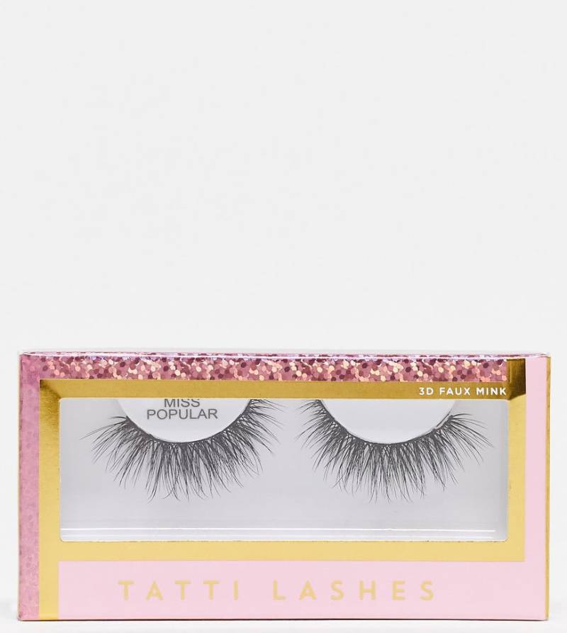 Tatti Lashes x ASOS Exclusive - Wimpernverlängerung in Miss Popular-Schwarz von Tatti Lashes
