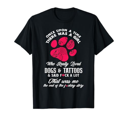 Frauen Lustiges Mädchen liebt Tattoos & Hunde Tattoo & Hundeliebhaber T-Shirt Frauen Lustiges Mädchen liebt Tattoos & Hunde Tattoo & Hundeliebhaber T-Shirt von Tattoo Artist Tattoo Lover Inked Tattoo Gift Ideas