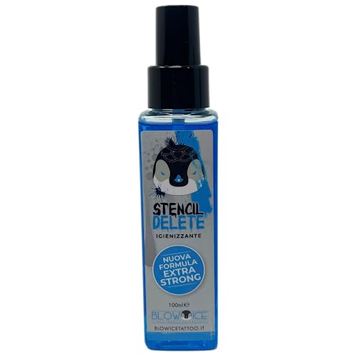 INKgrafiX® Blow Ice Stempel Entferner - Stencil Delete - vegan - 100ml - IG64509 - Seife Hygiene Tattoo Piercing Blau Minze von Tattoo [INKgrafiX] Piercing