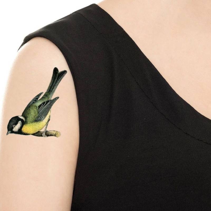 Temporäre Tattoo - 3 "x 2, 5" Aquarell Vogel/Vintage /Tattoo Flash Temporäre Tattoo - 3 "x 2, 5" Aquarell Vogel/Vintage /Tattoo Flash von TattooNbeyond