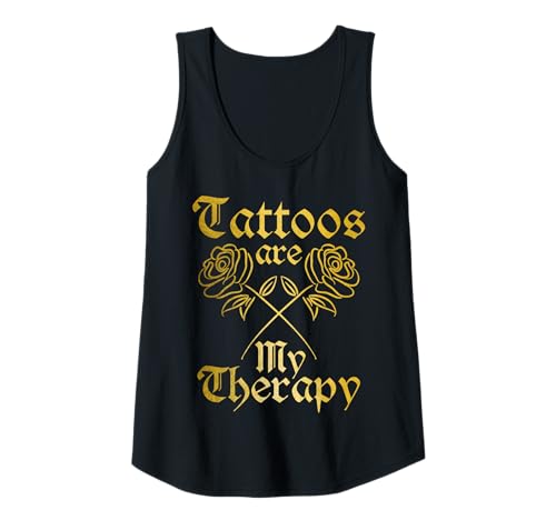 Damen Tattoos sind meine Therapie Tattoo-Künstler Inked Vintage Tank Top von Tattoos Are My Therapy - Tattoo Artist Apparel