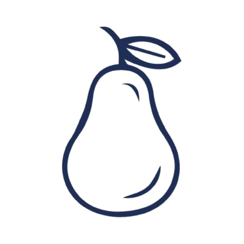 Tattwo.me – Temporäre Tattoos für Erwachsene und Kinder, hält 2 Wochen, wasserfest – Birne – Pflanzliche Tinte – EU-Kosmetik-Zertifikat – (P0377) von Tattwo.me