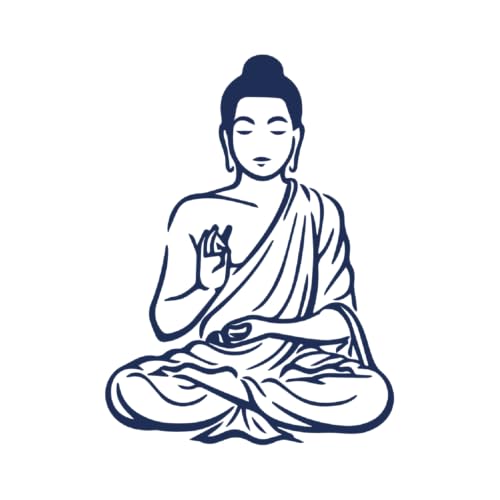 Tattwo.me – Temporäre Tattoos für Erwachsene und Kinder, hält 2 Wochen, wasserfest – Buddha – Pflanzliche Tinte – EU-Kosmetik-Zertifikat – (M0080) von Tattwo.me