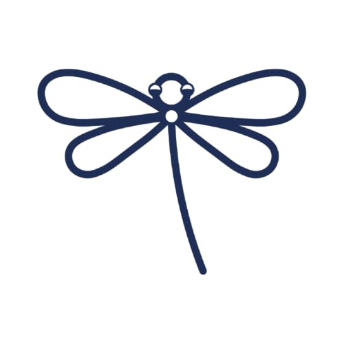 Tattwo.me – Temporäre Tattoos für Erwachsene und Kinder, hält 2 Wochen, wasserfest – berühmtes Libellenemblem von Tattwo.me – Pflanzliche Tinte – EU-Kosmetik-Zertifikat – (M0104) von Tattwo.me