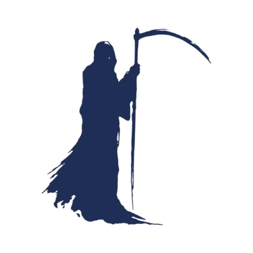 Tattwo.me – Temporäre Tattoos für Erwachsene und Kinder, hält 2 Wochen, wasserfest – der Sensenmann – Pflanzliche Tinte – EU-Kosmetik-Zertifikat – (P0529) von Tattwo.me