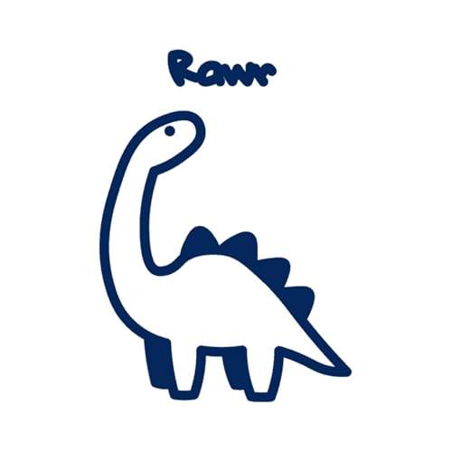 Tattwo.me – Temporäre Tattoos für Erwachsene und Kinder, hält 2 Wochen, wasserfest – Dinosaurier – Pflanzliche Tinte – EU-Kosmetik-Zertifikat – (P0625) von Tattwo.me