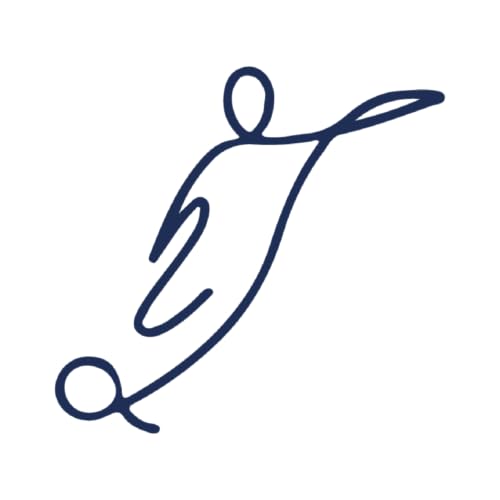 Tattwo.me – Temporäre Tattoos für Erwachsene und Kinder, hält 2 Wochen, wasserfest – Fußballspieler im Einlinienstil – Pflanzliche Tinte – EU-Kosmetik-Zertifikat – (P0124) von Tattwo.me