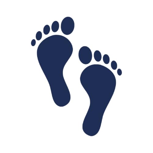 Tattwo.me – Temporäre Tattoos für Erwachsene und Kinder, hält 2 Wochen, wasserfest – Füße – Pflanzliche Tinte – EU-Kosmetik-Zertifikat – (P0321) von Tattwo.me