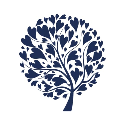 Tattwo.me – Temporäre Tattoos für Erwachsene und Kinder, hält 2 Wochen, wasserfest – Baum mit herzförmigen Blättern – Pflanzliche Tinte – EU-Kosmetik-Zertifikat – (P0389) von Tattwo.me