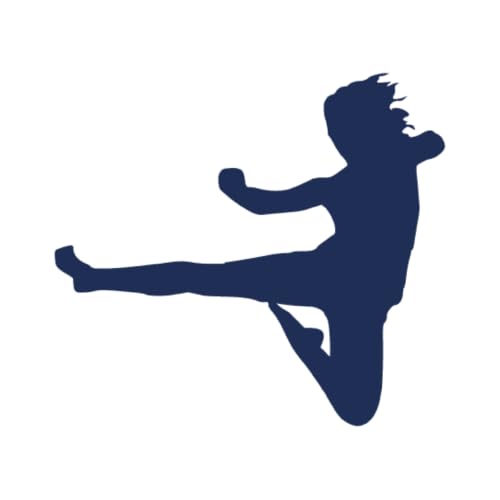 Tattwo.me – Temporäre Tattoos für Erwachsene und Kinder, hält 2 Wochen, wasserfest – Kampfsport-Kick – Pflanzliche Tinte – EU-Kosmetik-Zertifikat – (P0141) von Tattwo.me