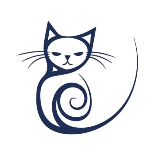 Tattwo.me – Temporäre Tattoos für Erwachsene und Kinder, hält 2 Wochen, wasserfest – Katze – Pflanzliche Tinte – EU-Kosmetik-Zertifikat – (P0649) von Tattwo.me