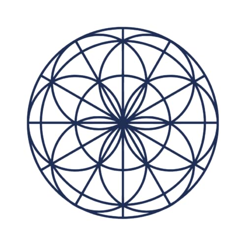 Tattwo.me – Temporäre Tattoos für Erwachsene und Kinder, hält 2 Wochen, wasserfest – Mandala – Pflanzliche Tinte – EU-Kosmetik-Zertifikat – (M0040) von Tattwo.me