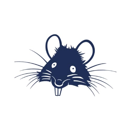 Tattwo.me – Temporäre Tattoos für Erwachsene und Kinder, hält 2 Wochen, wasserfest – Maus – Pflanzliche Tinte – EU-Kosmetik-Zertifikat – (P0704) von Tattwo.me