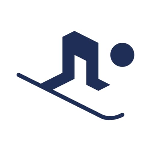 Tattwo.me – Temporäre Tattoos für Erwachsene und Kinder, hält 2 Wochen, wasserfest – Skifahrer nimmt Fahrt auf – Pflanzliche Tinte – EU-Kosmetik-Zertifikat – (P0153) von Tattwo.me