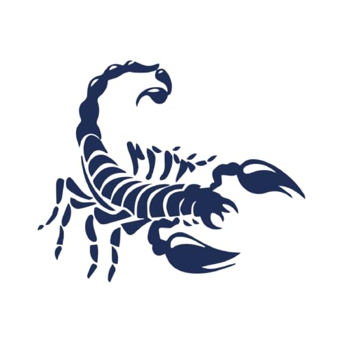 Tattwo.me - Temporäre Tattoos für Erwachsene und Kinder, 2 Wochen, wasserfest - Skorpion - Pflanzliche Tinte - EU-Kosmetik-Zertifikat - (9X9 - M0226) von Tattwo.me