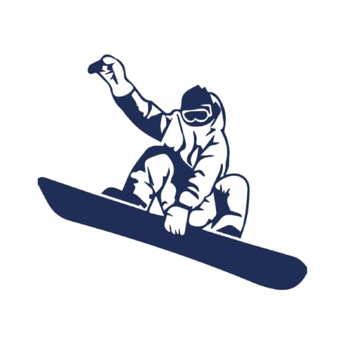 Tattwo.me – Temporäre Tattoos für Erwachsene und Kinder, hält 2 Wochen, wasserfest – Indy Grab auf einem Snowboard – Pflanzliche Tinte – EU-Kosmetik-Zertifikat – (M0049) von Tattwo.me