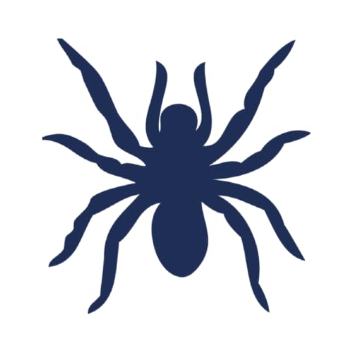 Tattwo.me – Temporäre Tattoos für Erwachsene und Kinder, hält 2 Wochen, wasserfest – Spinne – Pflanzliche Tinte – EU-Kosmetik-Zertifikat – (P0708) von Tattwo.me