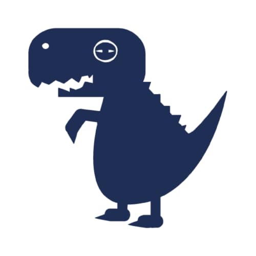 Tattwo.me – Temporäre Tattoos für Erwachsene und Kinder, hält 2 Wochen, wasserfest – T-Rex Dinosaurier Kein Internet – Pflanzliche Tinte – EU-Kosmetik-Zertifikat – (P0727) von Tattwo.me