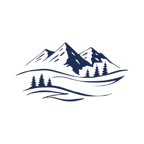 Tattwo.me – Temporäre Tattoos für Erwachsene und Kinder, hält 2 Wochen, wasserfest – wunderschöne Berglandschaft – Pflanzliche Tinte – EU-Kosmetik-Zertifikat – (M0064) von Tattwo.me