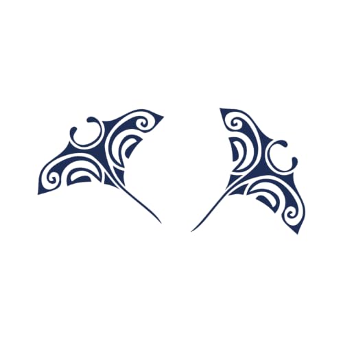 Tattwo.me – Temporäre Tattoos für Erwachsene und Kinder, hält 2 Wochen, wasserfest – zwei Tribal-Streifen zum Ausschneiden – Pflanzliche Tinte – EU-Kosmetik-Zertifikat – (G0043) von Tattwo.me