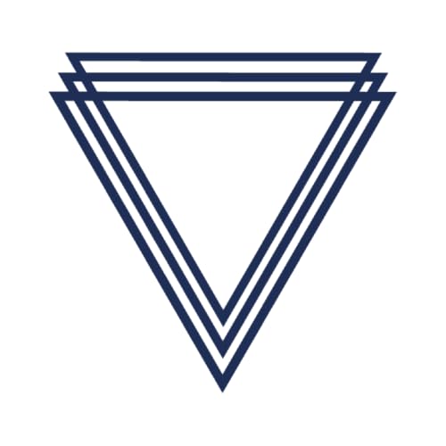 Tattwo.me – Temporäre Tattoos für Erwachsene und Kinder, hält 2 Wochen, wasserfest – drei dünne Dreiecke – Pflanzliche Tinte – EU-Kosmetik-Zertifikat – (P0104) von Tattwo.me