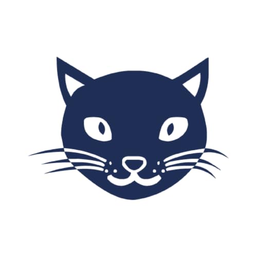 Tattwo.me – Temporäre Tattoos für Erwachsene und Kinder, hält 2 Wochen, wasserfest – Katzenkopf – Pflanzliche Tinte – EU-Kosmetik-Zertifikat – (P0644) von Tattwo.me