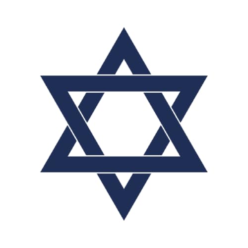 Tattwo.me – Temporäre Tattoos für Erwachsene und Kinder, hält 2 Wochen, wasserfest – der Davidstern – Pflanzliche Tinte – EU-Kosmetik-Zertifikat – (P0291) von Tattwo.me