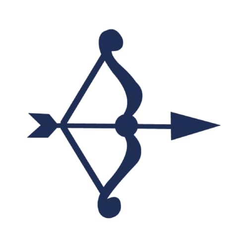 Tattwo.me – Temporäre Tattoos für Erwachsene und Kinder, hält 2 Wochen, wasserfest – Pfeil und Bogen – Pflanzliche Tinte – EU-Kosmetik-Zertifikat – (P0173) von Tattwo.me