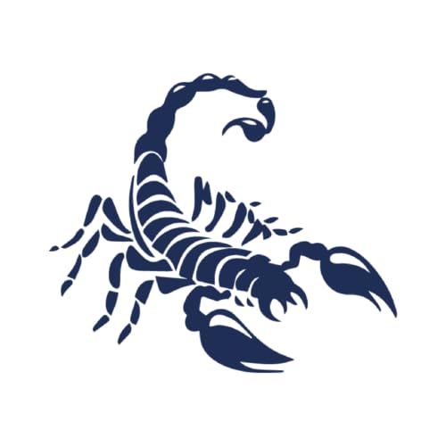 Tattwo.me - Temporäre Tattoos für Erwachsene und Kinder, 2 Wochen, wasserfest - scorpion - Pflanzliche Tinte - EU-Kosmetik-Zertifikat - (5X5 P0719). von Tattwo.me