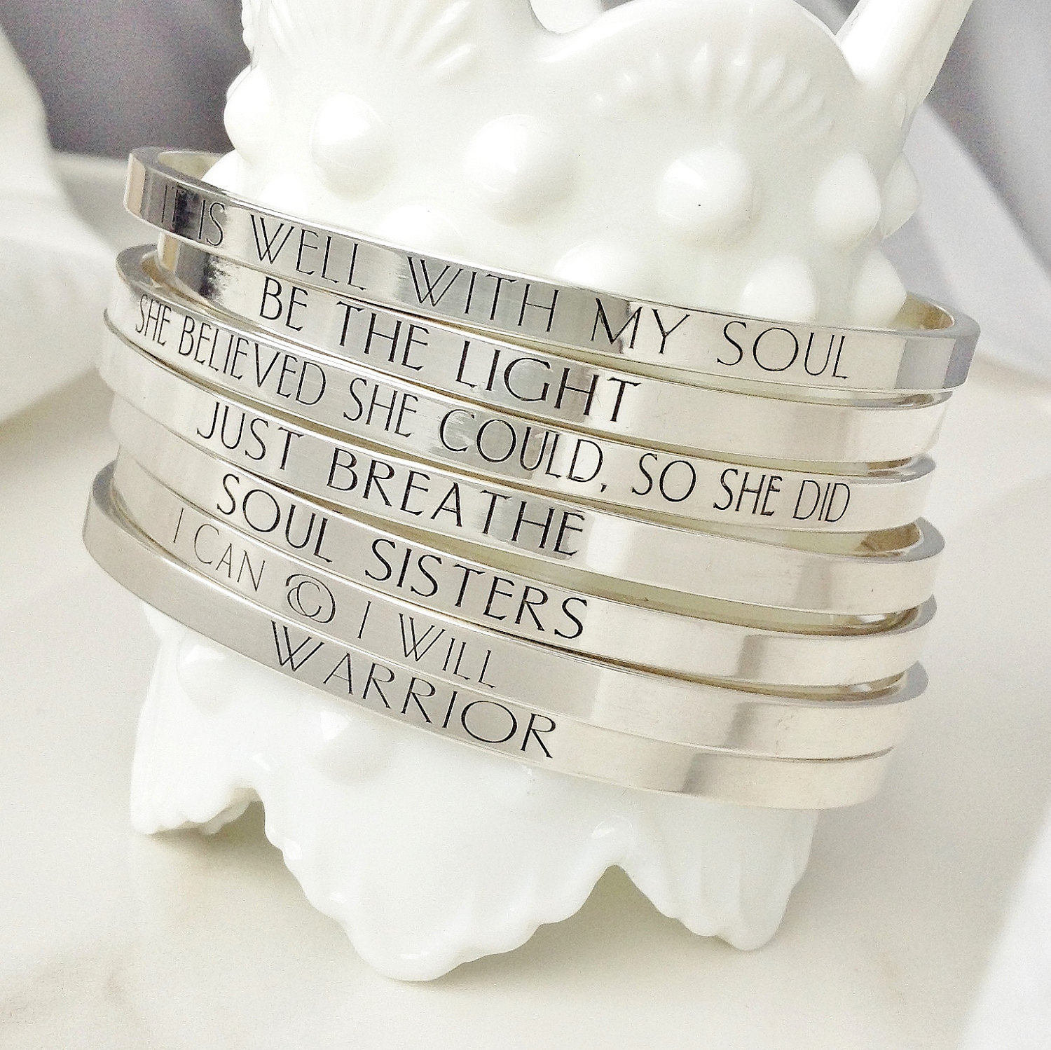 Dünne Sterling Silber Manschette Armband. Personalisierte Tägliche Erinnerung Wort .925 Stapel Armbänder . Tatumbradleyco Dünne Sterling Silber Manschette Armband. Personalisierte Tägliche Erinnerung Wort .925 Stapel Armbänder . Tatumbradleyco von TatumBradleyCo