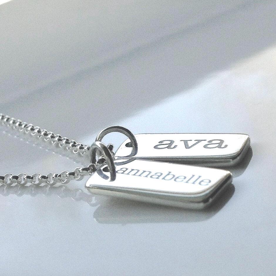 Nur Anhänger. Kleiner Anhänger Mit Namensschild. Massiv Sterling Silber Name Halskette Charm. Tatumbradleyco Nur Anhänger. Kleiner Anhänger Mit Namensschild. Massiv Sterling Silber Name Halskette Charm. Tatumbradleyco von TatumBradleyCo