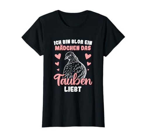 Ein Mädchen Das Tauben Liebt Tauben T-Shirt von Tauben Geschenke zur Brieftaube