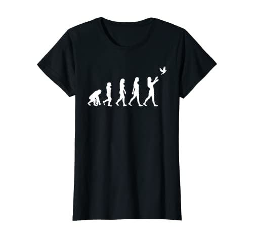 Damen Taubenzüchterin Evolution Tauben Geschenk Taube Taubenzucht T-Shirt Damen Taubenzüchterin Evolution Tauben Geschenk Taube Taubenzucht T-Shirt von Taubenzüchterin Taube Brieftaube fancier pigeon
