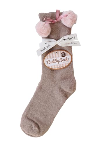 Taubert 232140588 Softsocks 1 Paar Romantic in 4 Farben Farbe Tender Taupe von Taubert