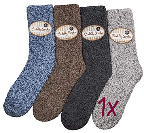 Taubert Herren KUSCHELSOCKEN Men's melange 000905588 div. Farbe middle grey von Taubert