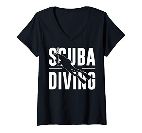 Damen Tauchbekleidung mit einem Suba Diver T-Shirt mit V-Ausschnitt Damen Tauchbekleidung mit einem Suba Diver T-Shirt mit V-Ausschnitt von Tauchbekleidung