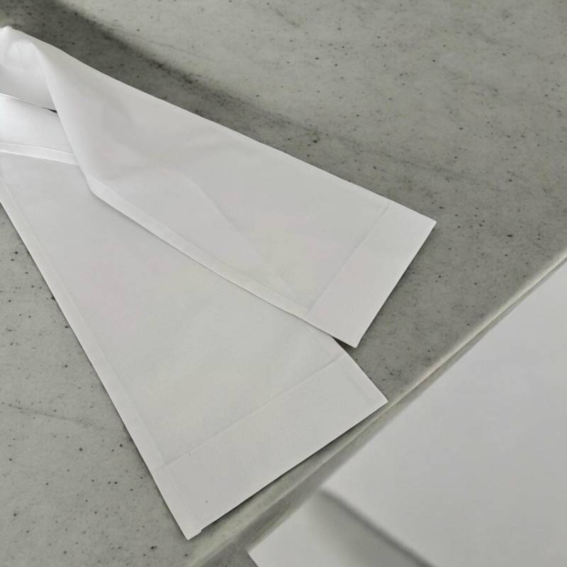 Taufschal Erwachsene Schlicht Und Weiß Aus Baumwolle - Verschiedenen Größen Erhältlich von Taufkleiddesign