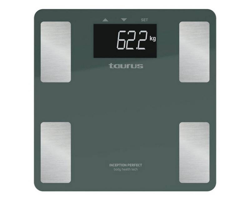 Taurus Personenwaage Digitale Personenwaage Taurus INCEPTION PERFE Blau grün Gehärtetes Gla von Taurus