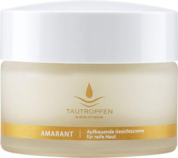 Tautropfen Amarant Anti-Age Solutions Aufbauende Gesichtscreme für anspruchsvolle Haut 50 ml von Tautropfen