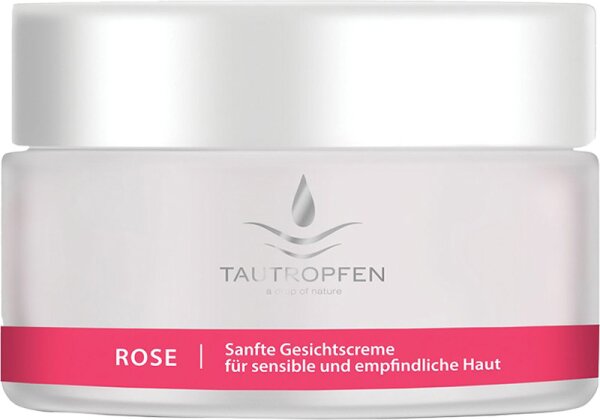 Tautropfen Rose Soothing Solutions Sanfte Gesichtscreme für sensible und empfindliche Haut 50 ml von Tautropfen