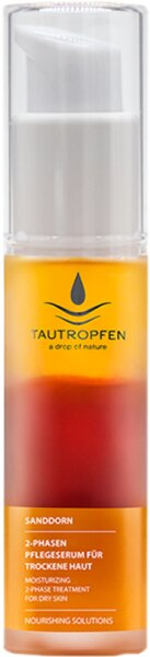 Tautropfen Sanddorn Nourishing Solutions 2-Phasen Pflegeserum für trockene und fettarme Haut 10 ml von Tautropfen