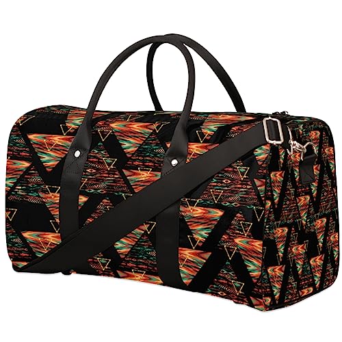 Afrikanische Mode Muster Reisetasche, Weekender Taschen für Frauen Reisen, Turnbeutel, Handgepäck Taschen für Flugzeuge, Duffle Bag für Männer Reisen, Weekender Tasche, Afrikanisches Mode-Muster von Tavisto